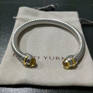 💖David Yurman💖 Cable Classics Color Bracelet with Citrine and 14K Yellow Gold